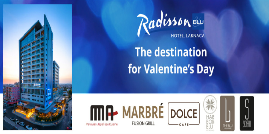 Το Radisson Blu Hotel, Larnaca προορισμός τη μέρα του Αγίου Βαλεντίνου